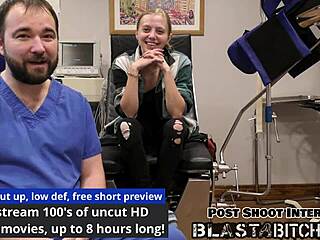 Behind the scenes, Ava Siren gulps cum blast on her face in POV action.