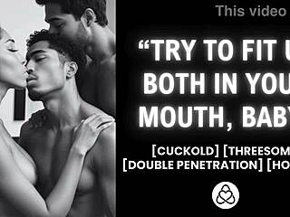 he blasts cum on my face while husband watches our creampie double