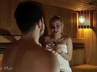 hey stranger wanna fuck this curvy hottie in the sauna?
