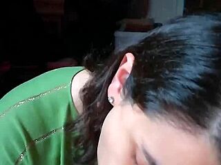 i sucked quickie blowjob licked his cum hands
