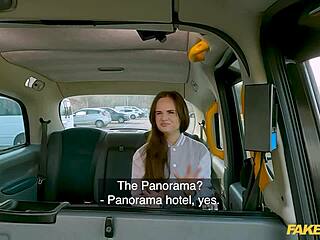 i banged my shy college teen student with perfect body in fake taxi