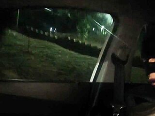 nikatsu tries first time street dogging bent over for bareback anal