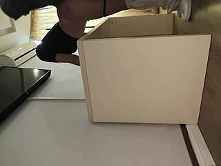 desperate brunette applicant bent over fucked doggystyle by hotel manager during casting interview