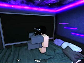 breeding goth slut in roblox condo.. so hot