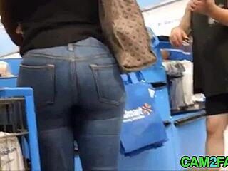 check this thick bbw ass on hidden cam 😈🍑