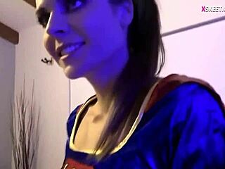 Superhero girls suck monster cocks in orgy