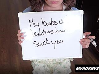 Stepbro coaches shy stepsis deepthroating throbbing cock practice