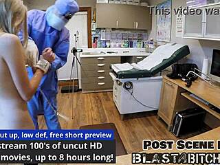 Behind the scenes, Ava Siren gulps cum blast on her face in POV action.