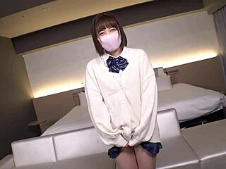 mu chi kawa j-chan spreads legs for old man creampie before boyfriend