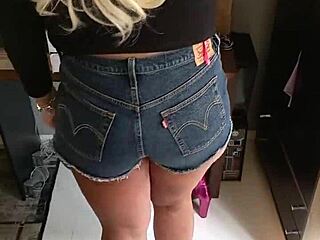 showing off my sexy shorts and tan lines