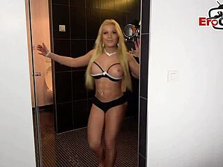 german skinny teen in pink pantyhose fucked deep in pussy