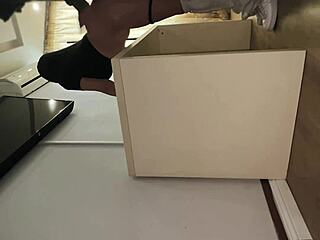 desperate brunette applicant bent over fucked doggystyle by hotel manager during casting interview