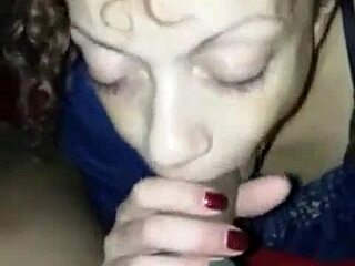 Blowjob Queen Deepthroats Big Black Cock Facial