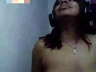 mi esposo calls his big titted latina student while i ride his huge cock