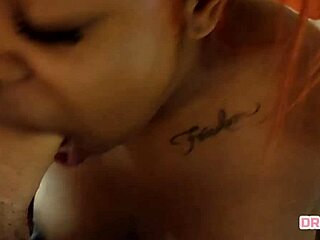 ebony deepthroats big black cock slow mo facial 💦👅