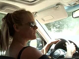 lesbian hitchhiker nicole ray hooks up with debbi diamond