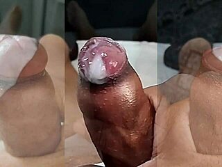 watch my small foreskin dick cum while gf masturbates her juicy teen pussy?