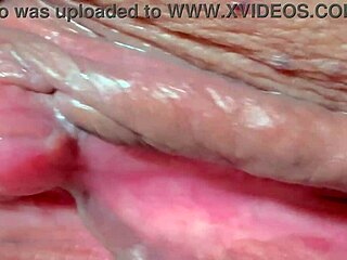 Amateur's Shaved Pink Pussy Close-Up 237 Days Post-Virginity Loss Gets Licked Hard