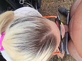 Boss Opens Legs Wide For Public Doggystyle Rimjob Fuck!