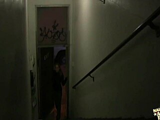 guy blasts huge jizz load all over her fake tits after rough doggystyle pounding.