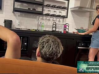 Skinny Brazilian Stepmom Catches Me Watching Porn I Wreck Her Ass