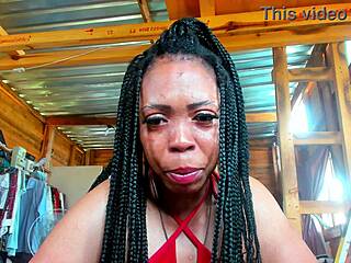 big ebony ass twerks wild in fan-gifted sexy dress