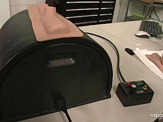 Busty Brunette Sybian Ride Leads to Intense Pool Drilling