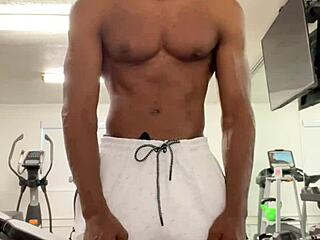 skinny bodybuilder works out neck outdoors for california college ladies