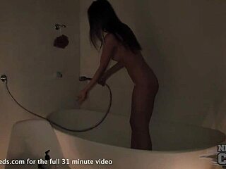 rebeka shaves smooth then i smash her teen pussy to glass dildo squirt