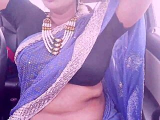 beautiful indian housewife cheats with car driver amid dirty telugu talk!