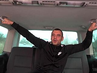 traveling BLONDE strikes DEAL with stranger FUCKS his BIG COCK in driving TAXI
