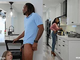 she skips dinner to ride cock pov in kitchen reality kings style