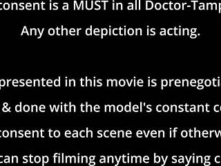 Dr Tampa gives Stefania Mafra her yearly physical exam