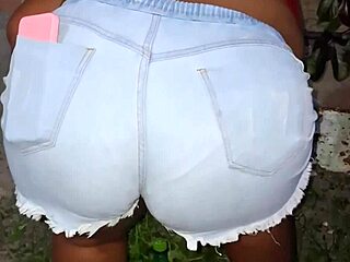 Does Big Black Ass Neighbor Cleaning Yard Make You Want to Pound Her?