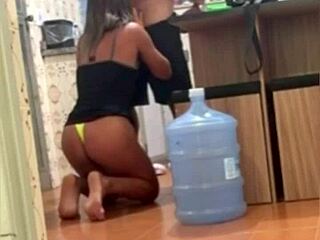 belinha the hotwife flashes her curves on the beach then seduces delivery guy and uber driver for double cumshots in her mouth