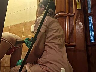 anastasia mistress strapons sasha's ass in toilet submission 😈
