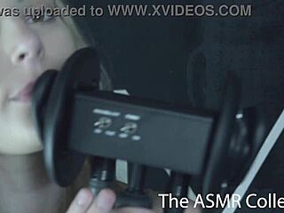 Ekko ASMR's Blue-Eyed Fetish Ear Licking Tease