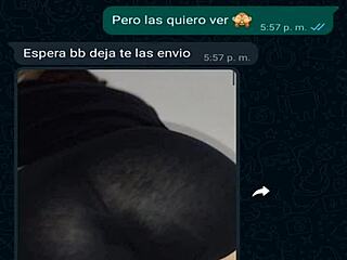 mi amiga latina milf en mini short se calienta tanto en whatsapp chat