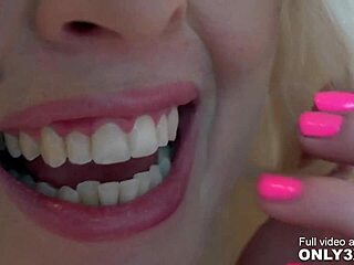 Whoa, tattooed blonde Angela Vain shakes her juicy curves during intense daily anal pounding session!
