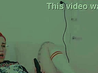 hairy pussy in glasses and socks craves dildo pleasure