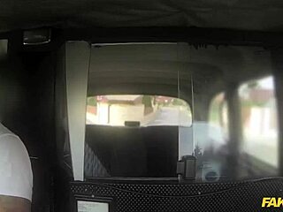 fake taxi brunette squats workout on thick cock 💦🚕