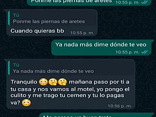mi amiga latina milf en mini short se calienta tanto en whatsapp chat