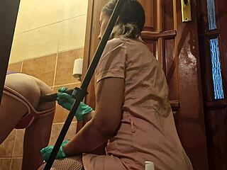 anastasia mistress strapons sasha's ass in toilet submission 😈