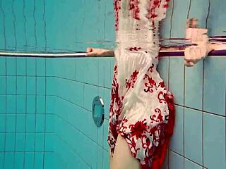 does hairy russian teen marketa's tight beaver tempt you underwater at the pool?