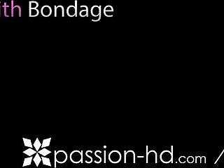 passion-hd ties brunette small tits for big cock bondage facial leak cum