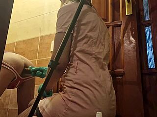 anastasia mistress strapons sasha's ass in toilet submission 😈