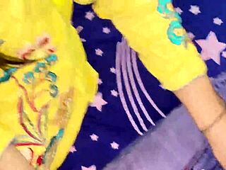 punjabi aunty strips in hostel sees cock begs fuck