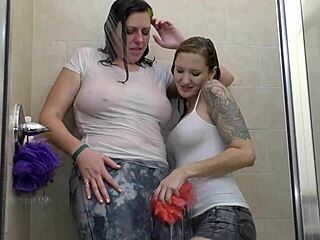 Hey those mouthwatering busty tall lesbians kissing wet pussies look drenched