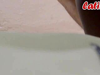 hear her moan to orgasm over big tits and ass shoot
