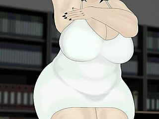 bbw gropes fat tits legs armpits in office dress